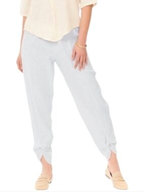 Oh My Gauze Zoey Cotton White Pants Size XXL Lagenlook